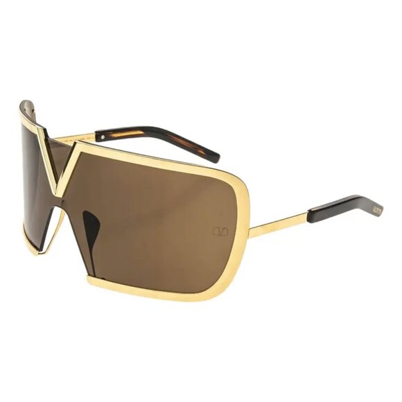 VALENTINO GARAVANI VLogo Oversized Shield Sunglasses - Picture 6 of 10